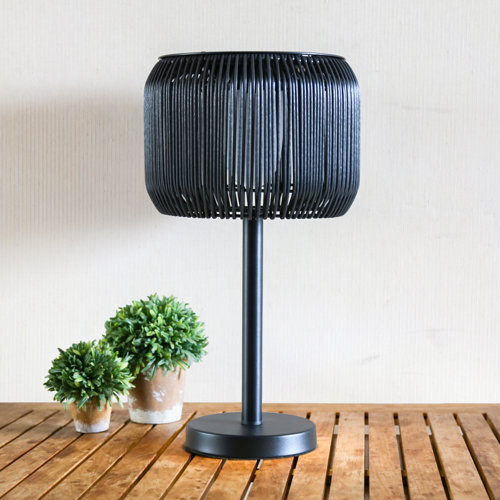 HAPLIFE 20'' Solar Powered Integrated LED Outdoor Table Lamp & Reviews